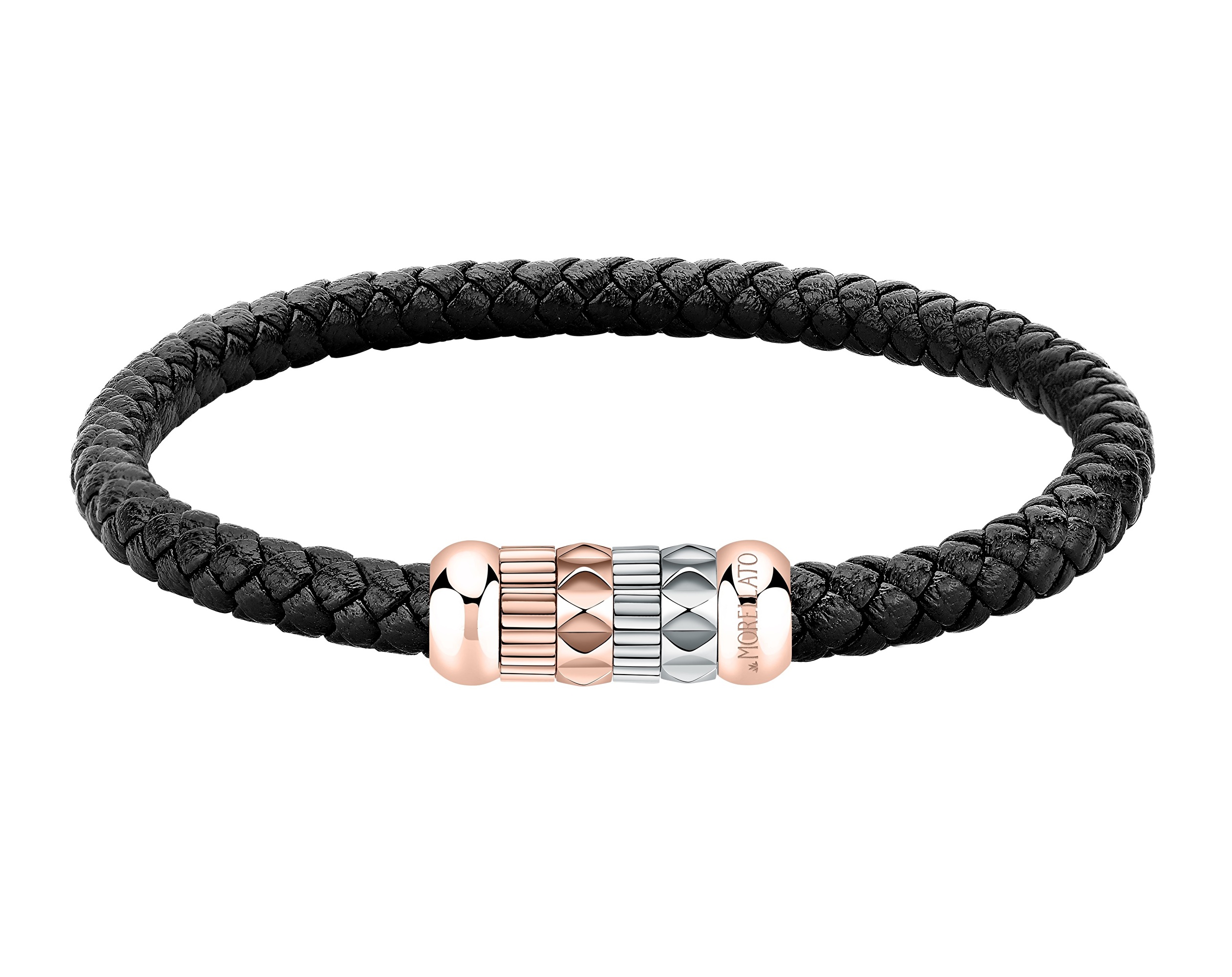 Morellato Bracciale lussuoso in pelle da uomo Moody SQH51