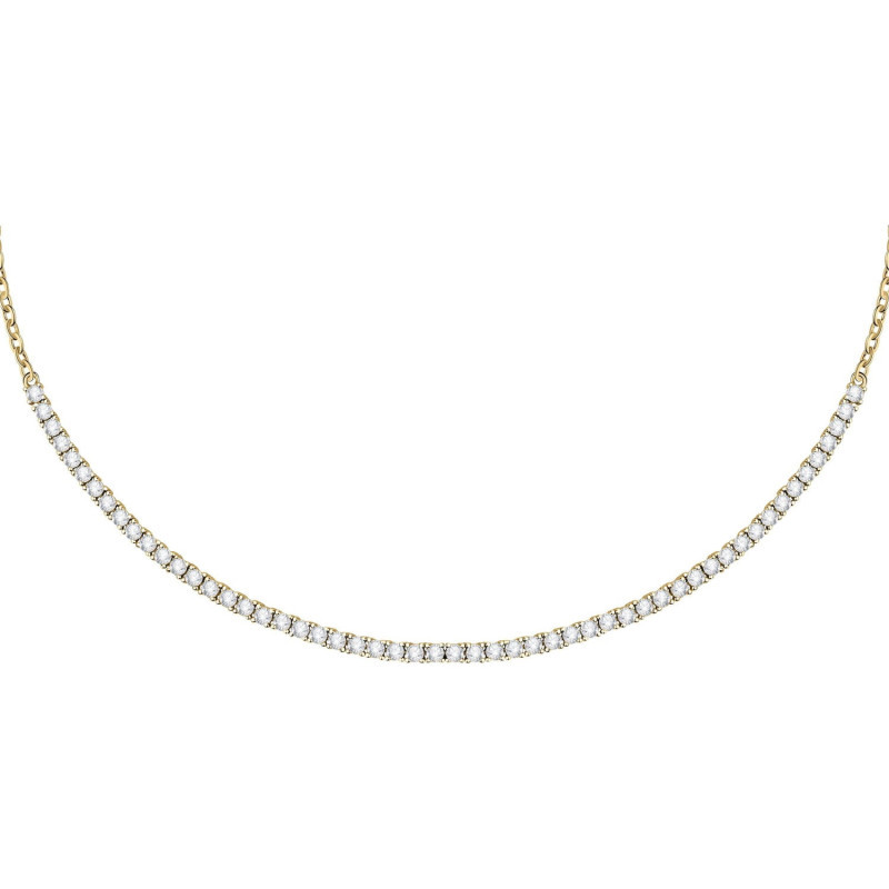 Levně Morellato Luxusní pozlacený náhrdelník s čirými zirkony Scintille SAQF24