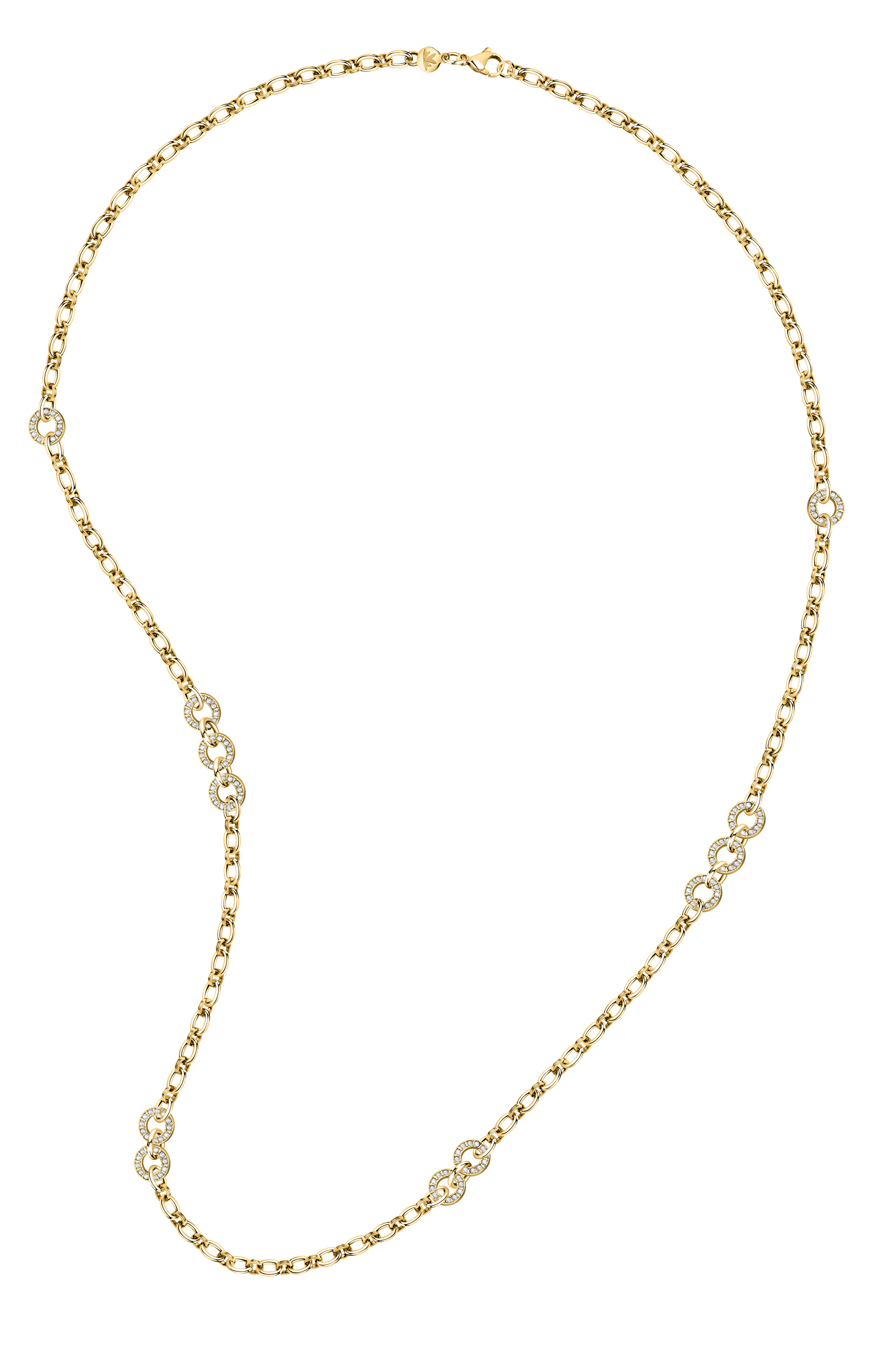 Morellato Luxusný pozlátený náhrdelník s kryštálmi Bagliori SAVO02
