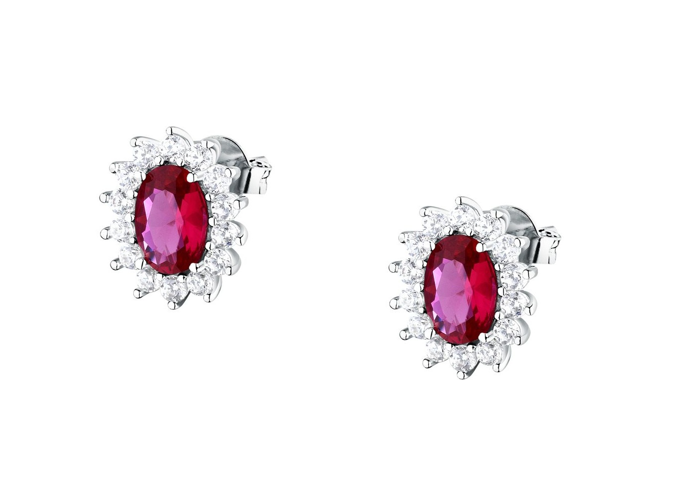 Morellato Luxusné strieborné kôstky s kubickými zirkónmi Tesori SAIW287