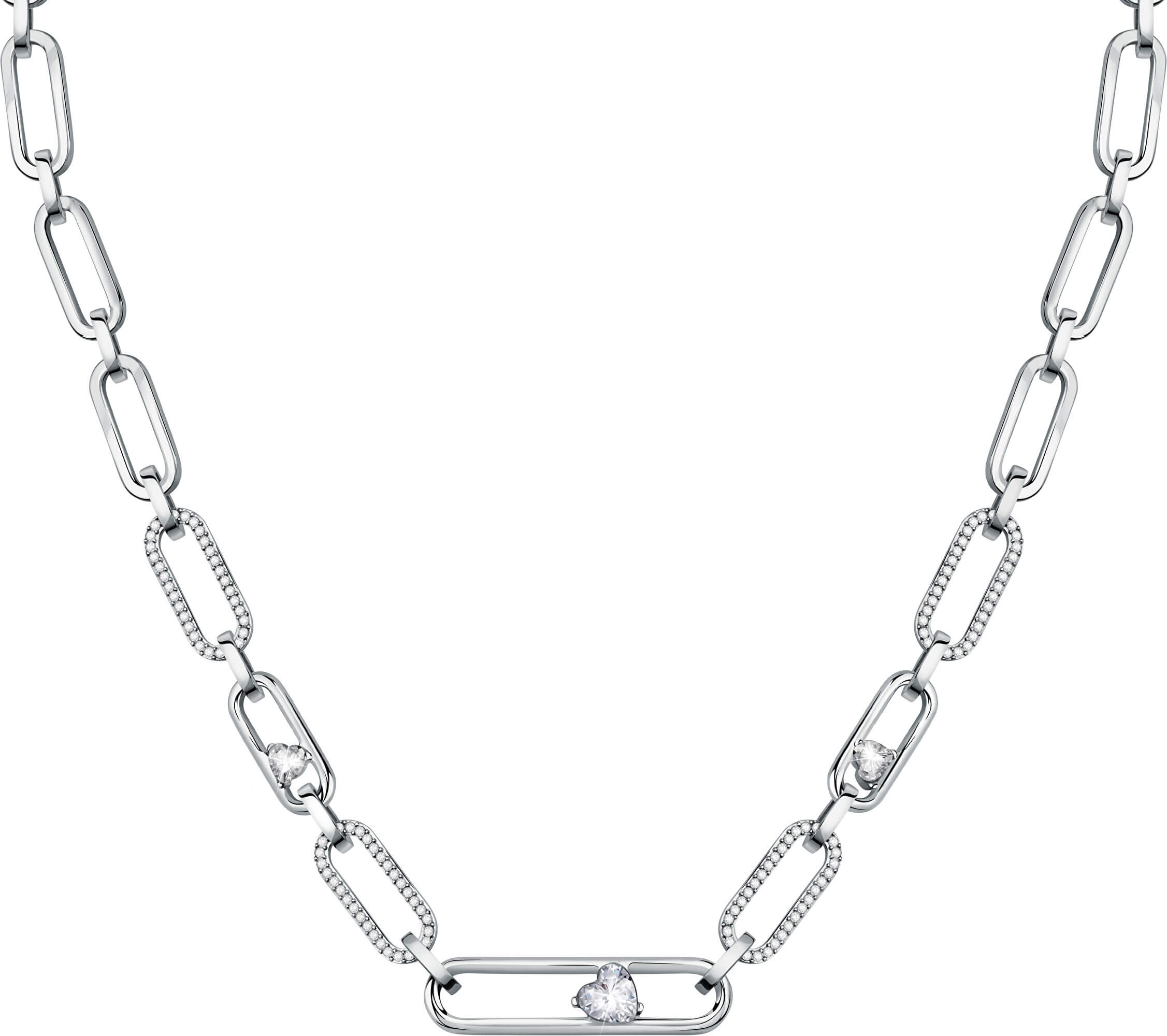Morellato Moderné oceľový náhrdelník 1930 SATP01