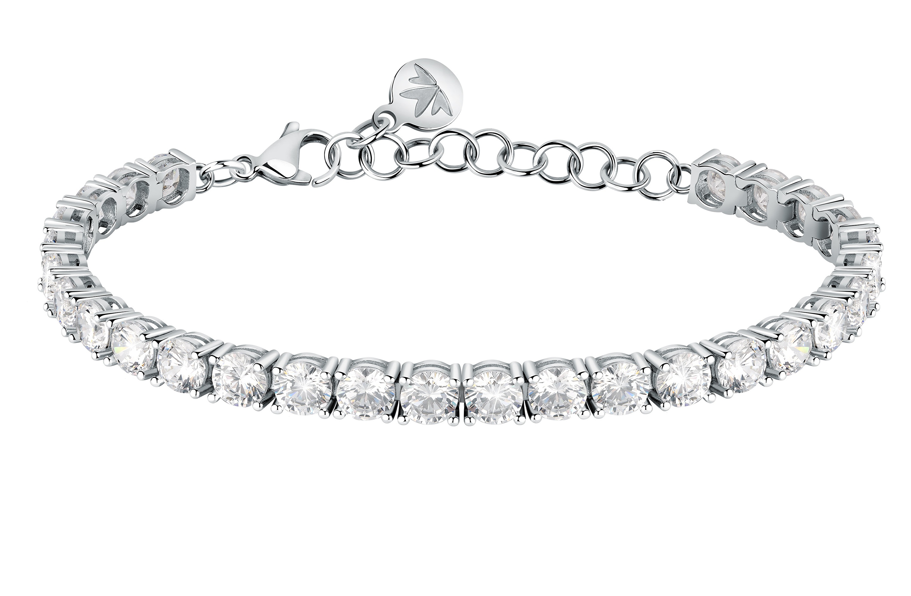 Morellato Bracciale intramontabile in argento con zirconi Tesori SAIW124