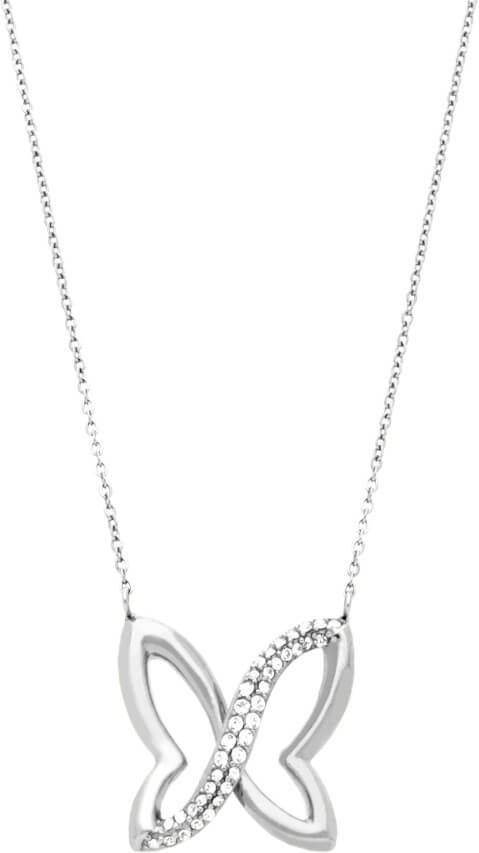 Morellato Ocelový náhrdelník s motýlkem SAHO02
