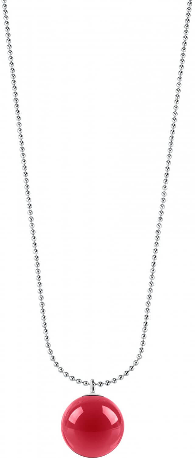 Morellato Ocelový náhrdelník s růžovým přívěskem Boule SALY15 (řetízek, přívěsek)