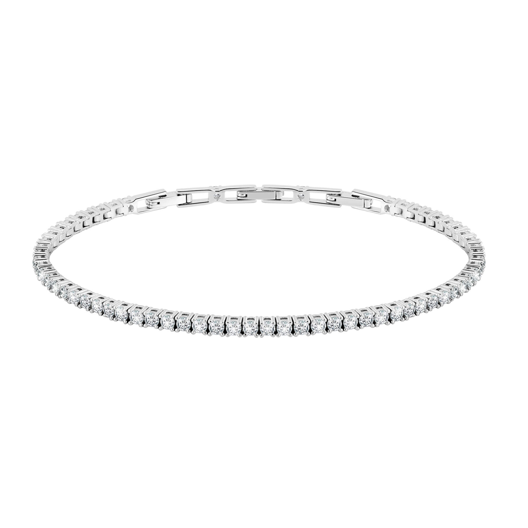 Morellato Bracciale moderno in argento con cristalli Alfa SATN01