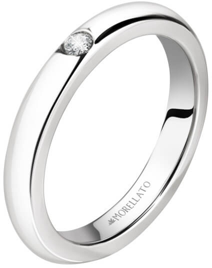 Morellato Anello in acciaio con cristallo Love Rings SNA46 56 mm