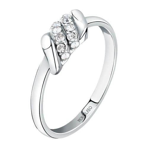 Morellato Ocelový prsten s krystaly Torchon SAWZ14 56 mm