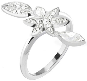Morellato Ocelový prsten s květinou Natura SAHL17 52 mm
