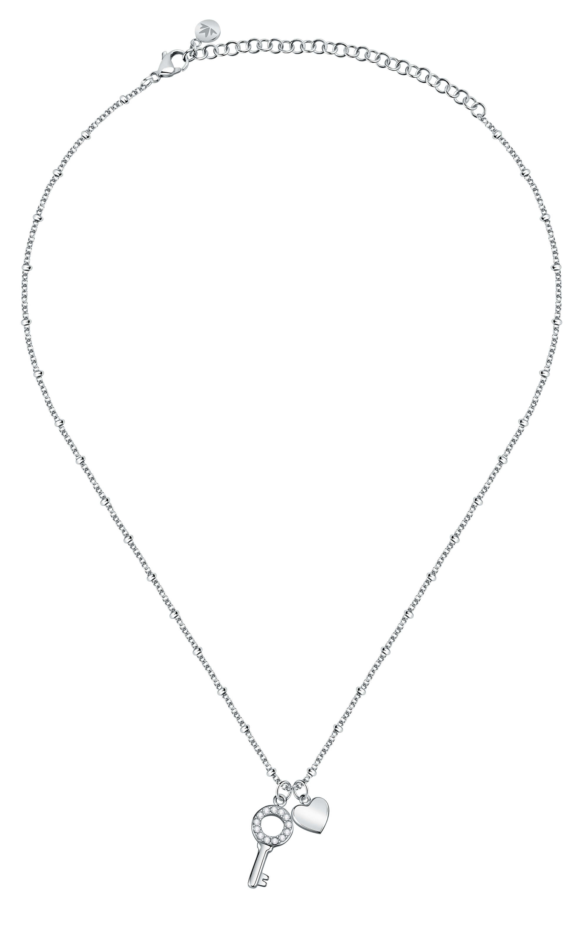 Morellato Originálne oceľový náhrdelník s príveskami passion SAUN07