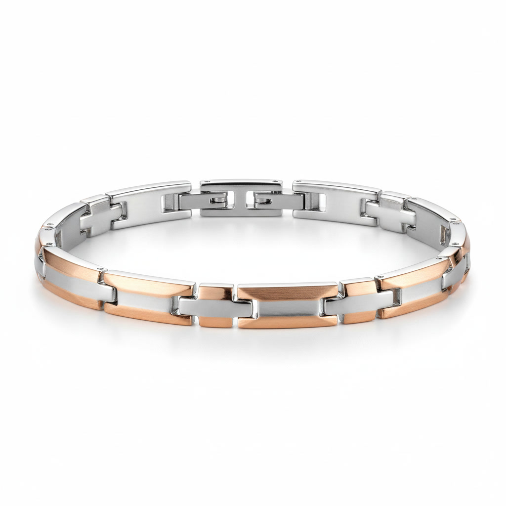 Morellato Pánský bicolor ocelový náramek Cross SKR38