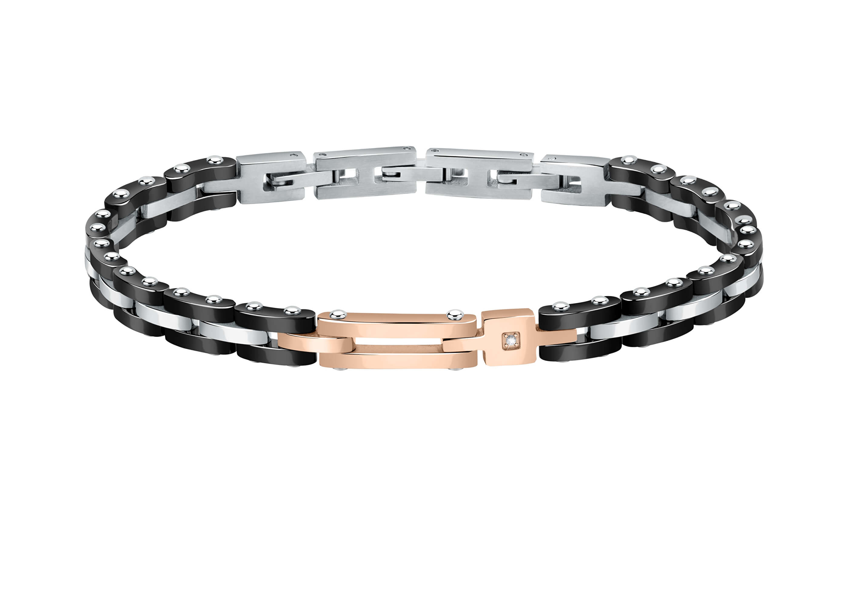 Morellato Bracciale di lusso da uomo con diamante Diamonds SAUK02