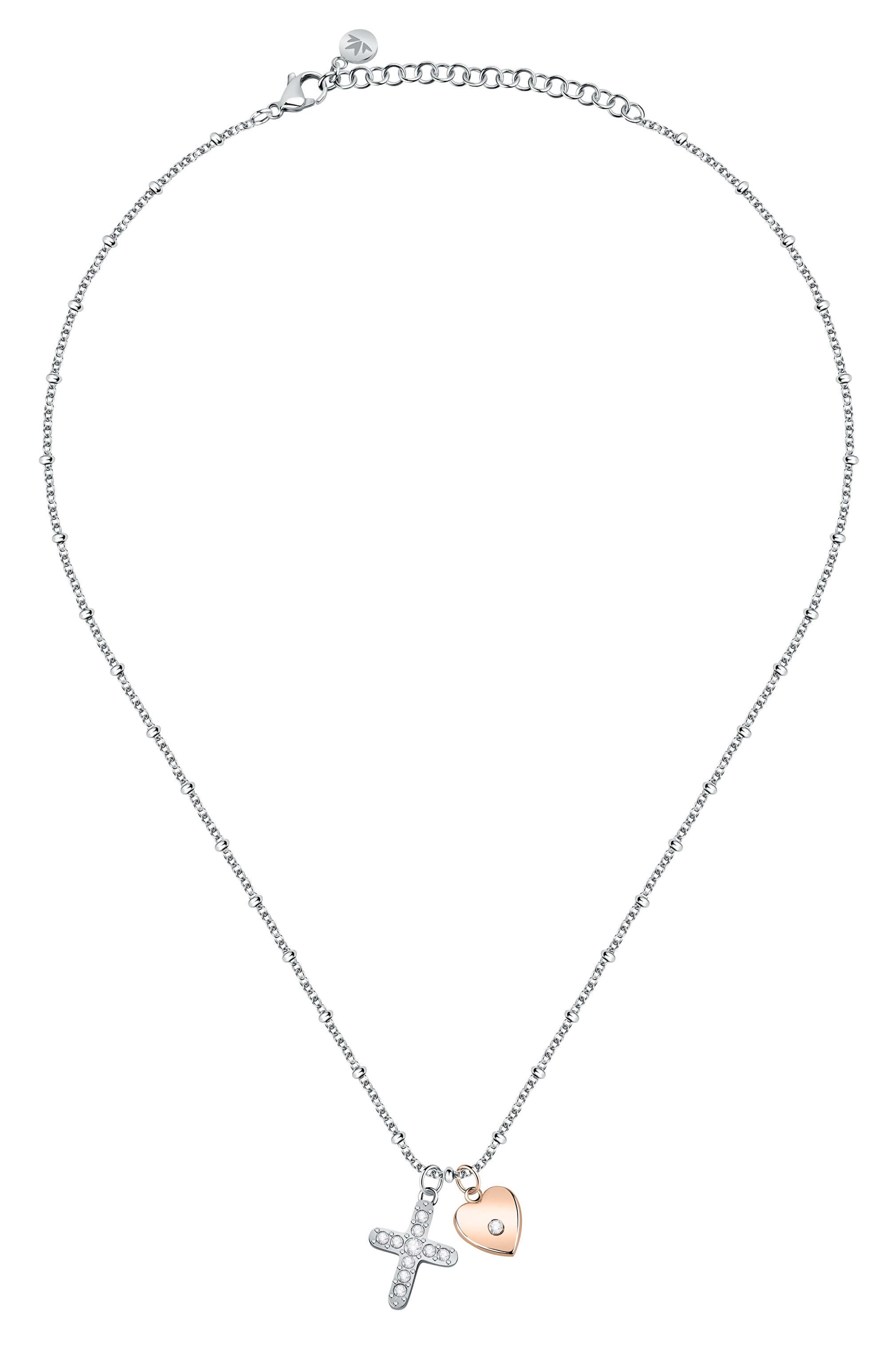 Levně Morellato Půvabný bicolor náhrdelník s přívěsky Passioni SAUN06
