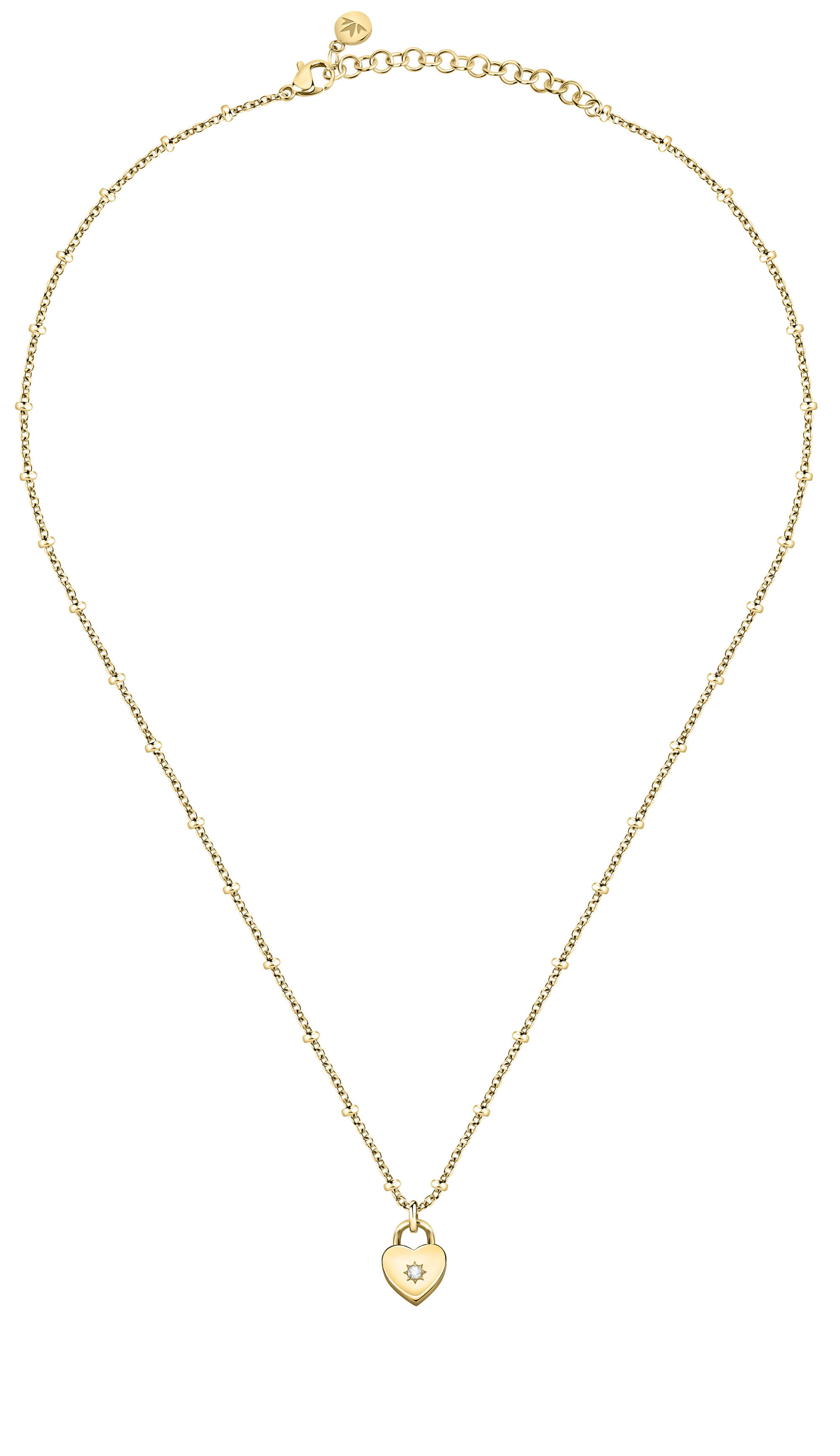 Morellato -  Půvabný pozlacený náhrdelník s krystalem Abbraccio SAUB15