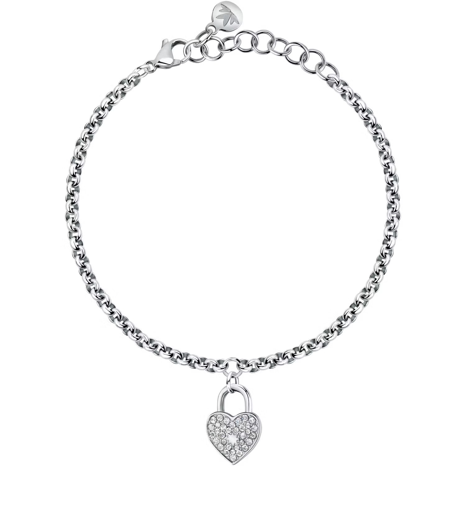 Morellato Romantický ocelový náramek s krystaly Abbraccio SABG30