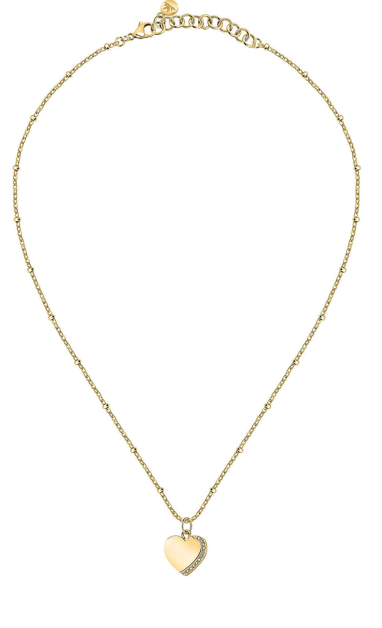 Morellato -  Romantický pozlacený náhrdelník s krystaly Mascotte SAVL03