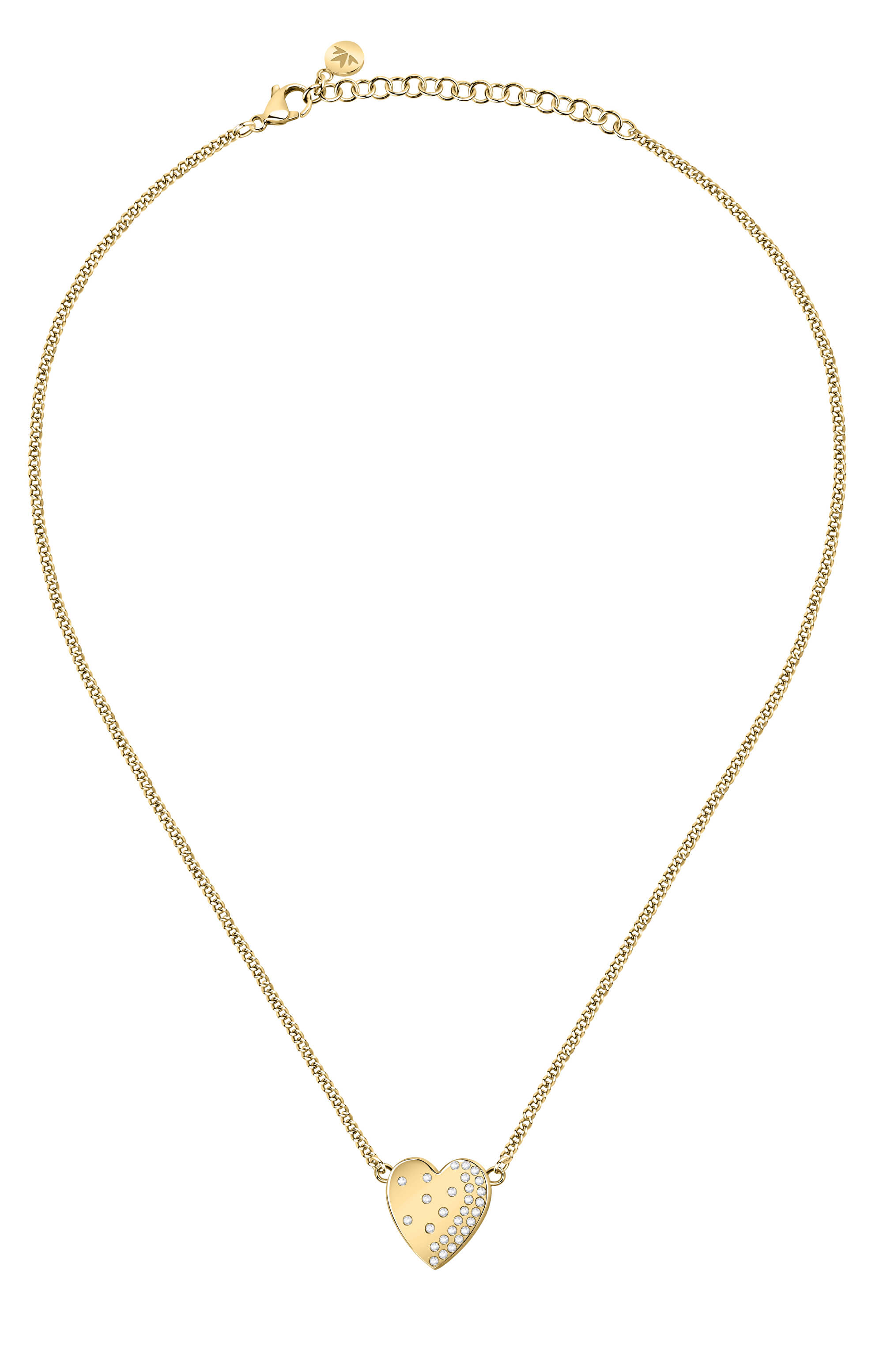 Morellato Romantický pozlacený náhrdelník s krystaly Passioni SAUN04