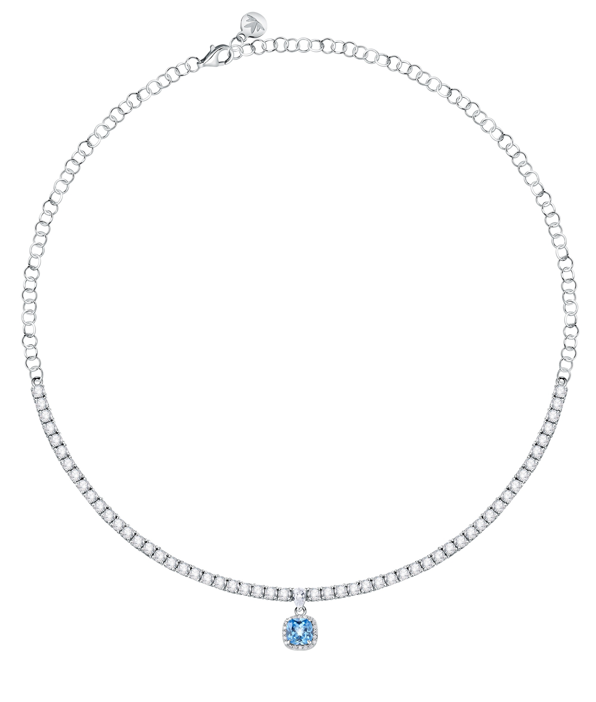 Levně Morellato Třpytivý stříbrný náhrdelník Tesori SAIW106