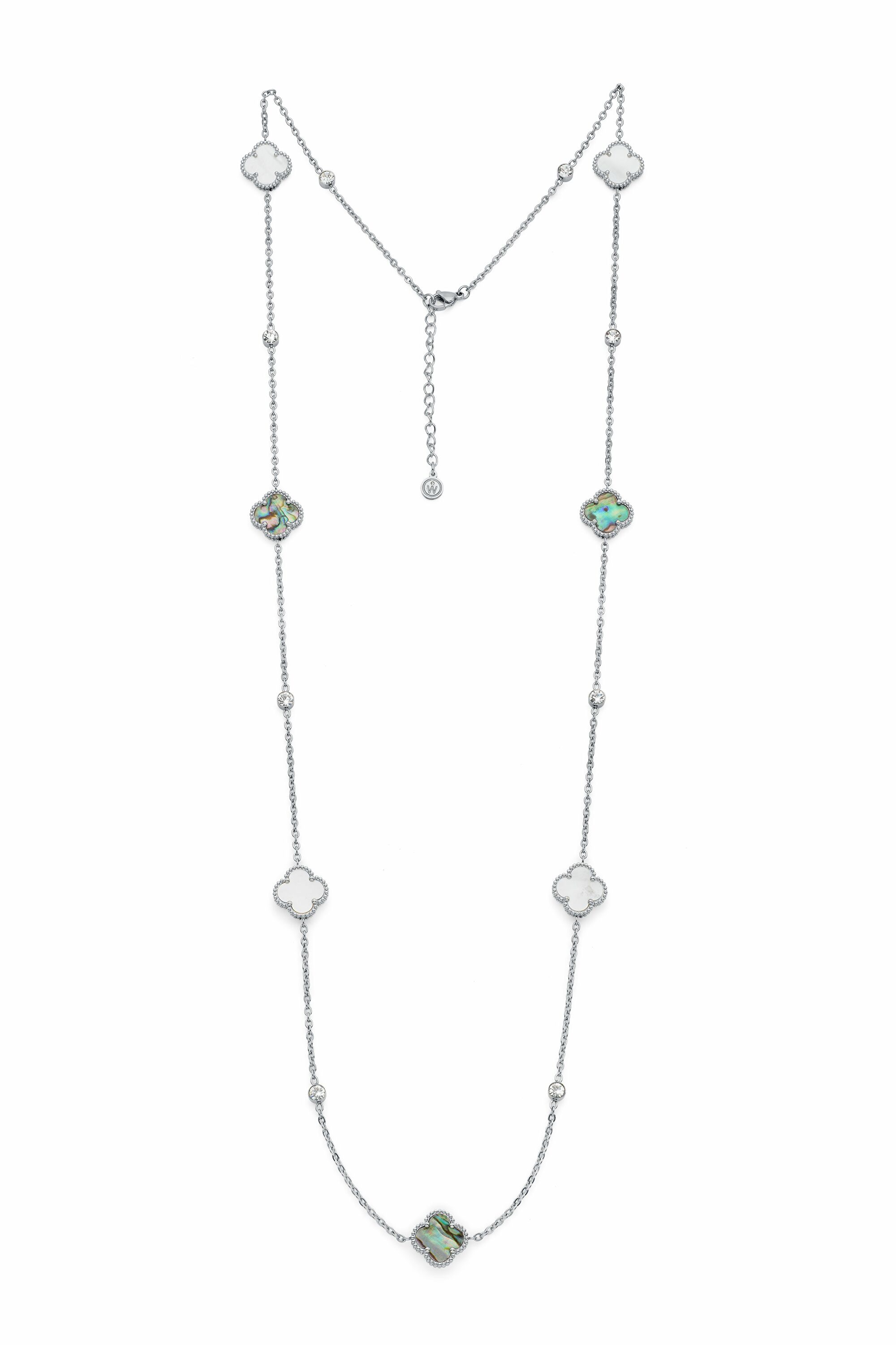 Levně Oliver Weber Luxusní dlouhý náhrdelník s kubickými zirkony Candor Freedom 12376