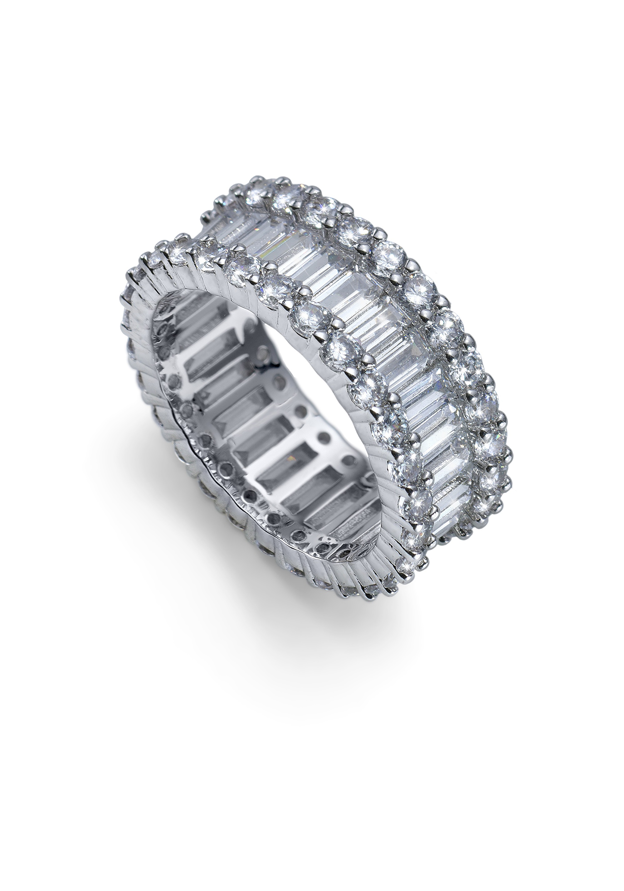 Oliver Weber Nadčasový prsten s kubickými zirkony Visayan 41174 61 mm
