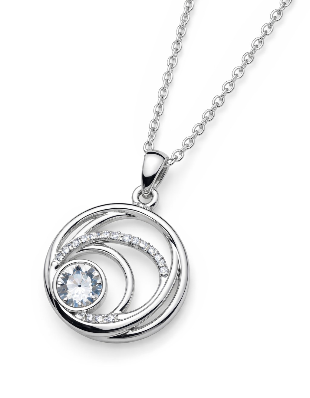 Oliver Weber Náhrdelník s krystaly Orbit 11953