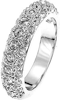 Třpytivý prsten s krystaly Swarovski Classic 41006R