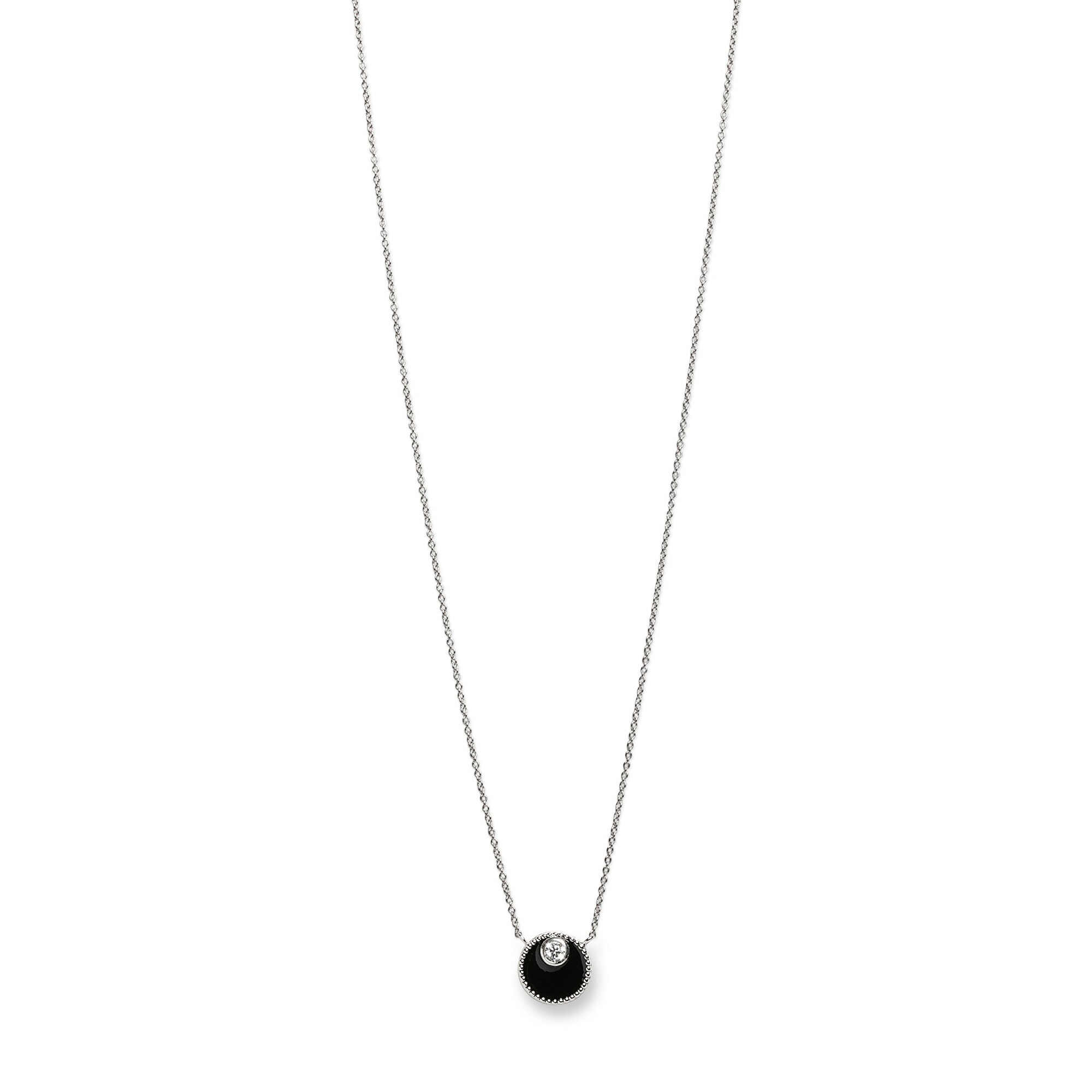 Oliver Weber Štýlový strieborný náhrdelník Meliora 61289 BLA (retiazka, prívesok)