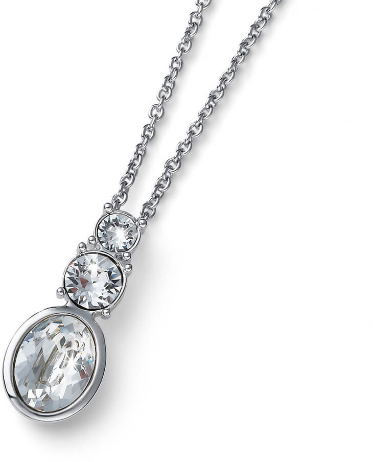 Oliver Weber Třpytivý náhrdelník s krystaly Swarovski Company 12146R