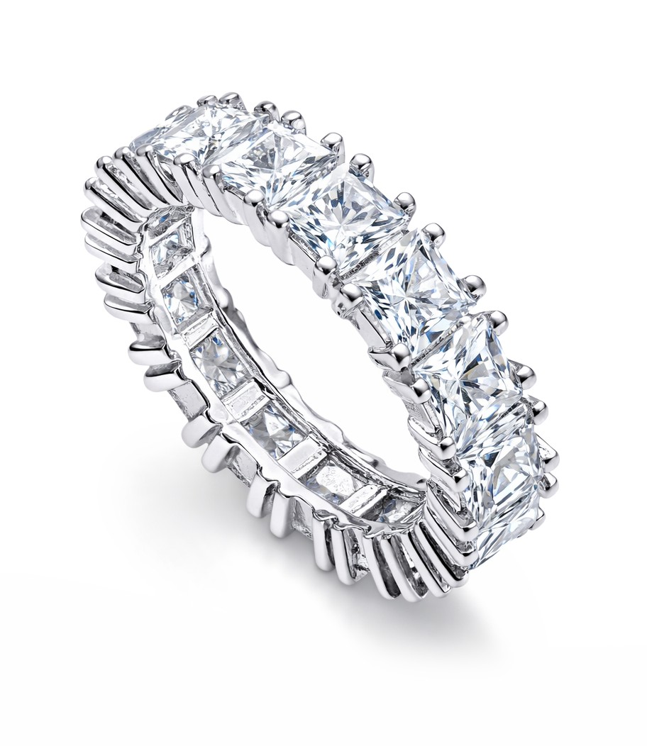 Oliver Weber Trblietavý prsteň s kubickými zirkónmi Cronus 41169 57 mm