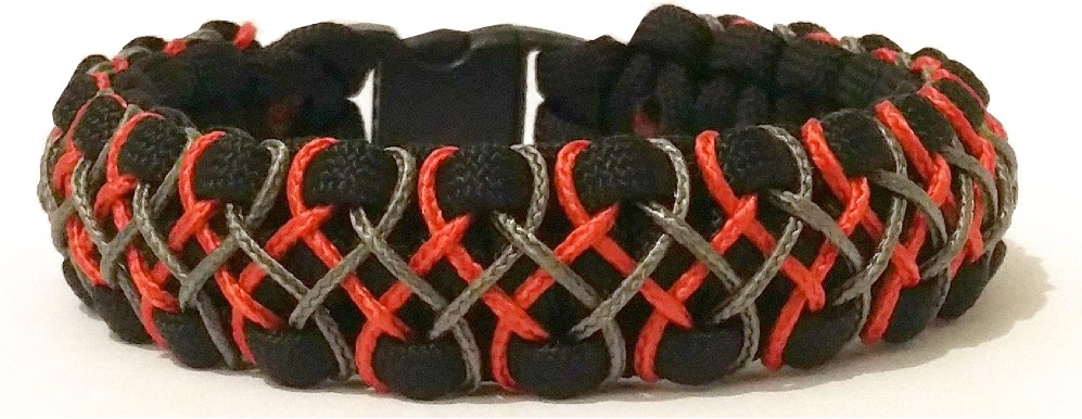 Cordell Paracord bracciale Solomon impagliatura STGB XL ( 20 - 21 cm )