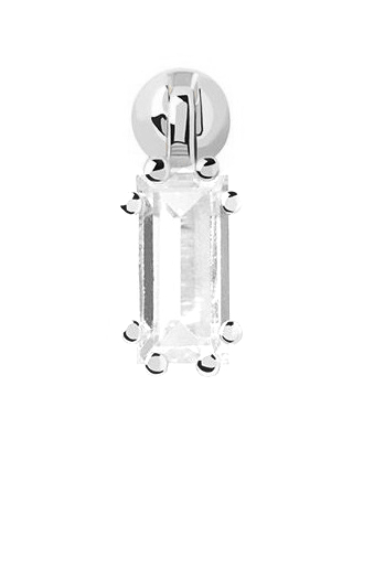 PDPAOLA -  Jemná stříbrná single náušnice se zirkonem ALI Silver PG02-723-U