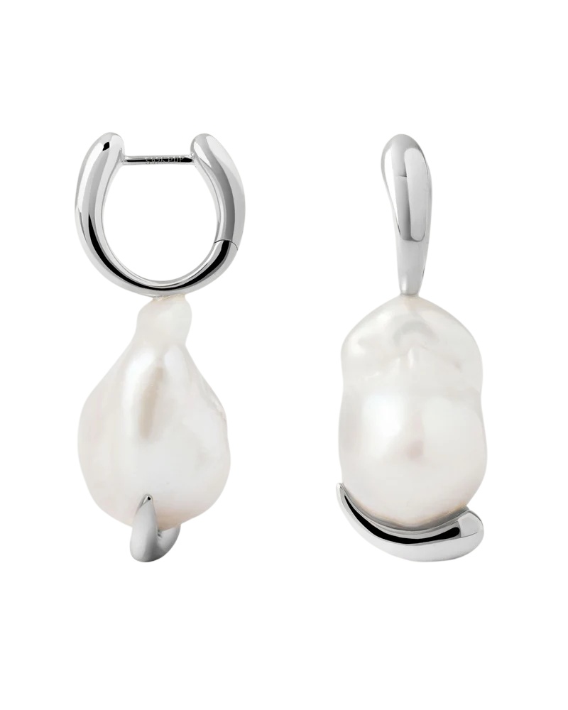 PDPAOLA Luxusné náušnice s barokovou perlou La Perla Marea AR02-G53-U