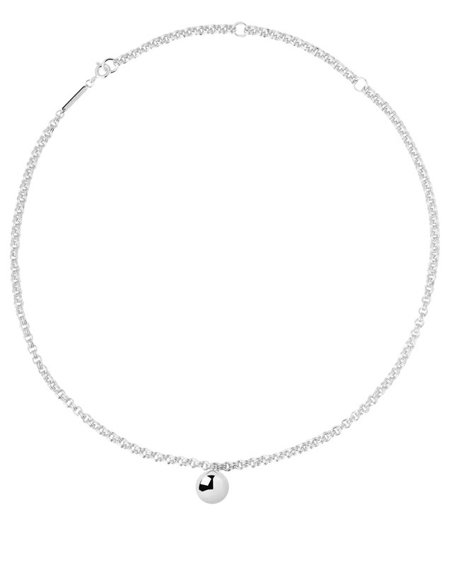 PDPAOLA Luxusní stříbrný náhrdelník SUPER FUTURE Silver CO02-428-U (řetízek, přívěsek)