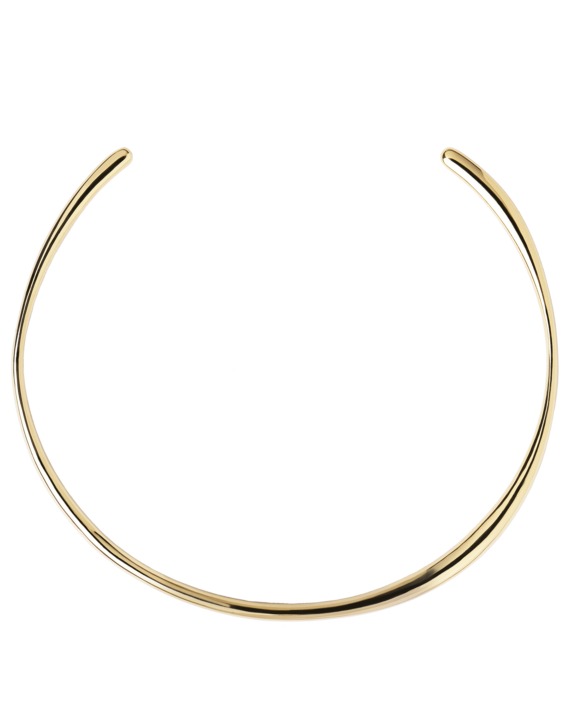 PDPAOLA Moderný pozlátený náhrdelník PIROUETTE Gold CO01-387-U