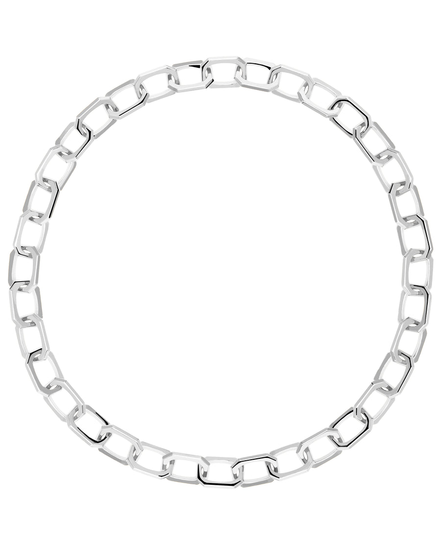 PDPAOLA Multifunkční náhrdelník LARGE SIGNATURE Silver CO02-381-U