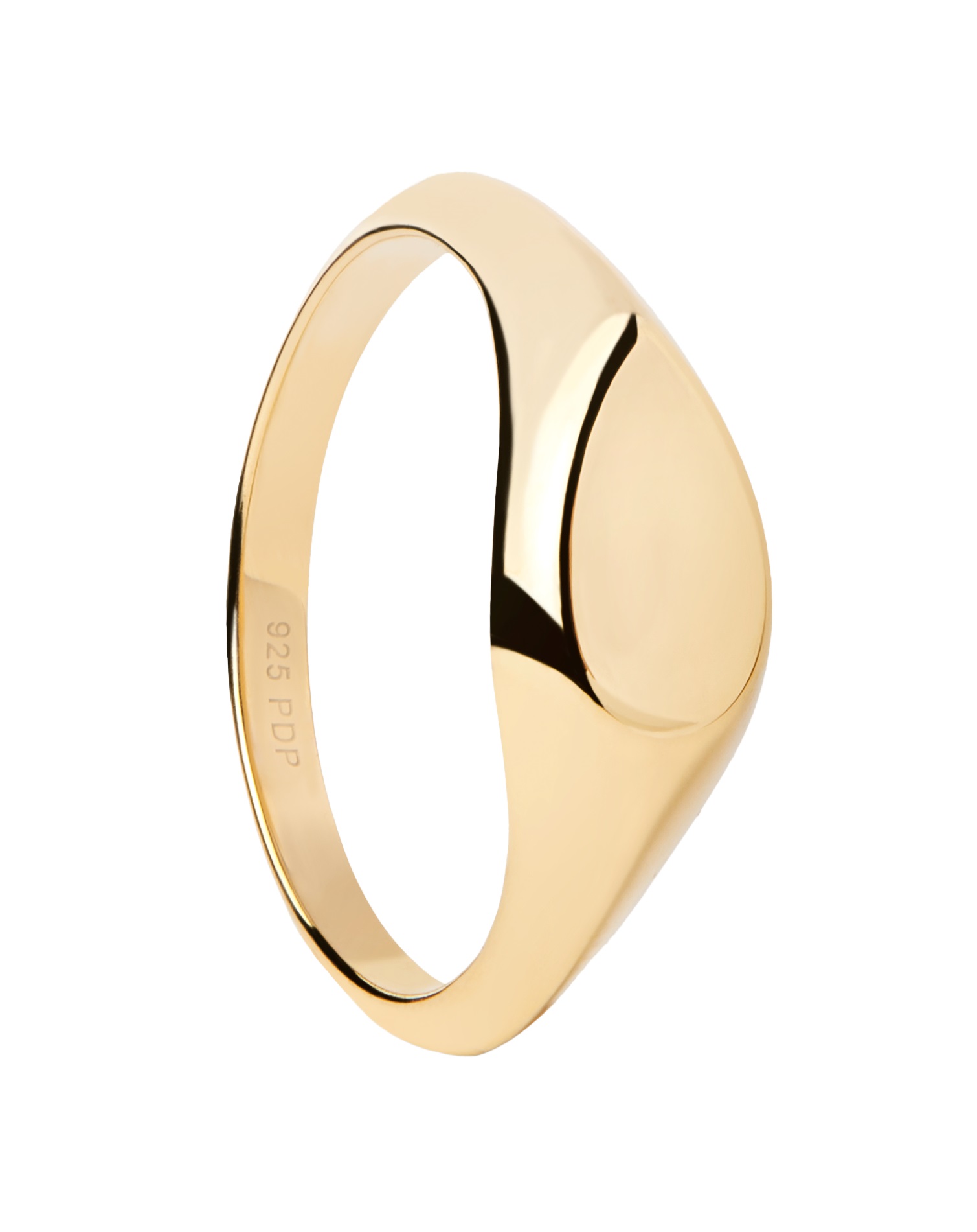 PDPAOLA Nadčasový pozlacený prsten Devi Vanilla AN01-A53 54 mm