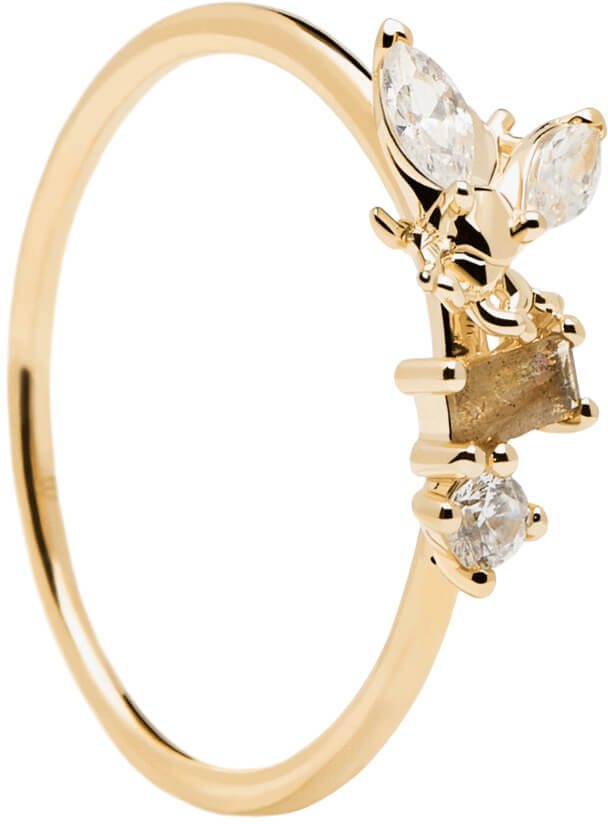 PDPAOLA Něžný pozlacený prsten s krásnou včeličkou REVERY Gold AN01-219 56 mm