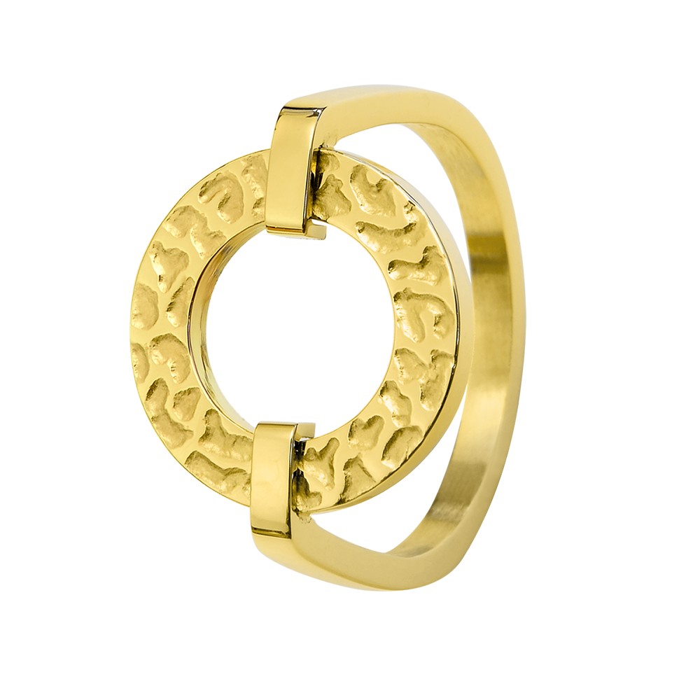 Pierre Lannier Nadčasový pozlacený prsten Caprice BJ01A320 52 mm