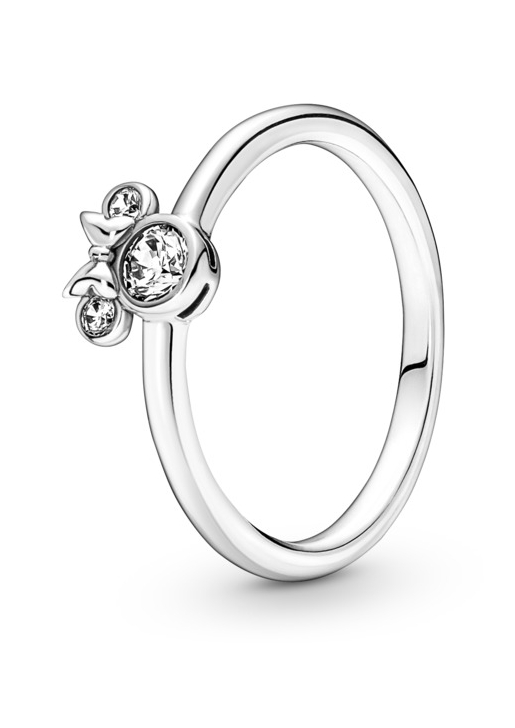 Pandora Jemný stříbrný prsten Minnie Mouse Disney 190074C01 56 mm