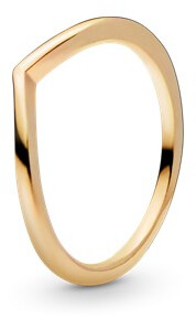 Pandora Minimalistický pozlátený prsteň Shine 168742C00 50 mm