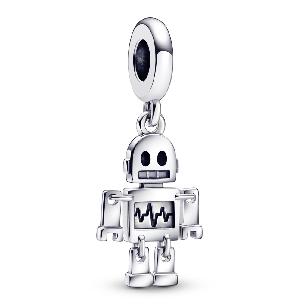 Pandora Moderný prívesok Robot Beštie Bot Moments 792250C01