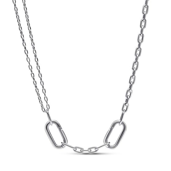 Pandora Módny strieborný náhrdelník na prívesky Me 392303C00-45