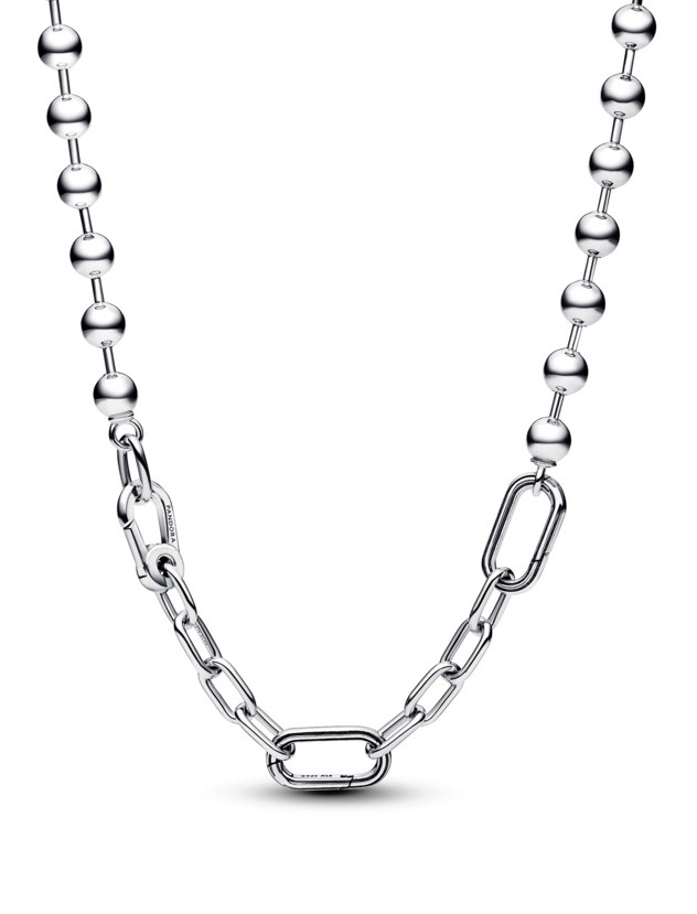 Pandora Stylový stříbrný náhrdelník na přívěsky Me 392799C00-45