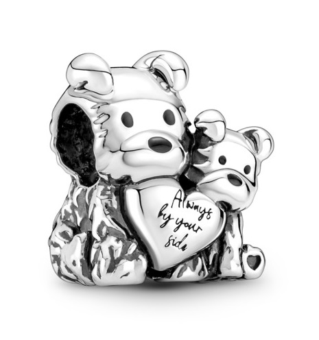 Pandora Gyengéd ezüst gyöngy Nőstény kiskutyával 790791C01