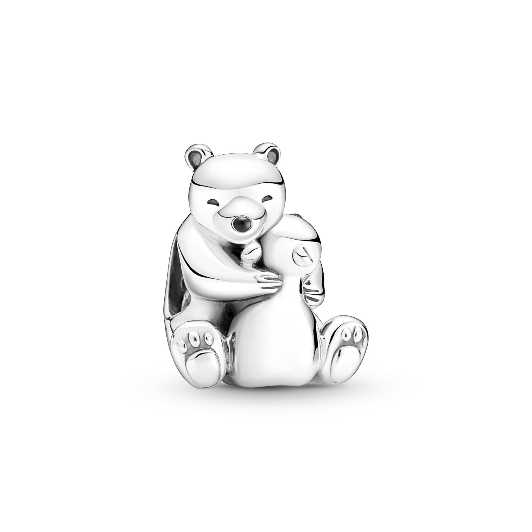 Pandora Gyengéd ezüstgyöngy Medvék ölelve 790032C01