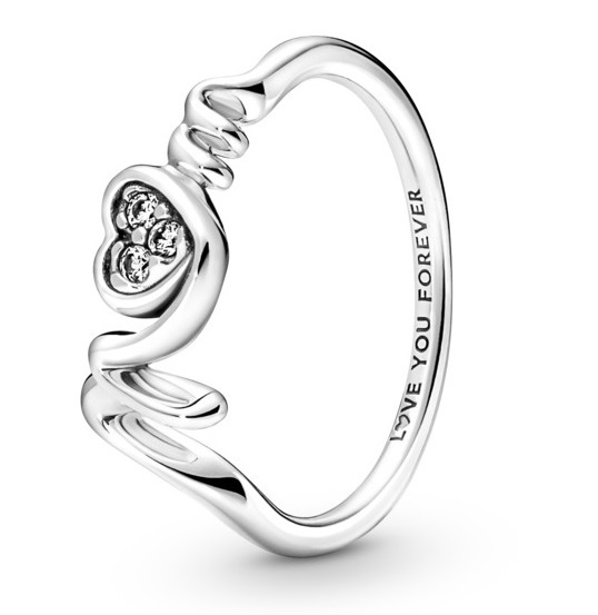 Pandora Očarujúce strieborný prsteň pre mamičku 191149C01 54 mm