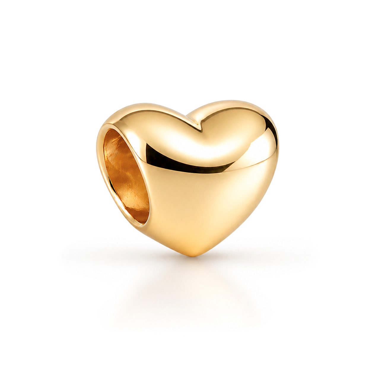 Pandora Pozlacený mini korálek Srdíčko Shine Moments 763998C00