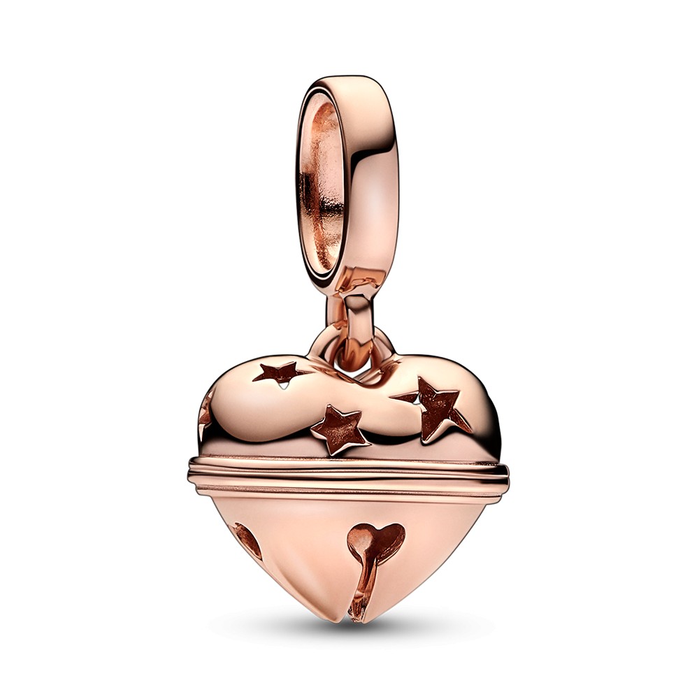 Pandora Romantikus bronz harang Szív Moments Rose 782376C00