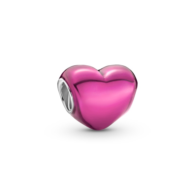 Pandora Romantický korálek Ružové srdce 799291C03