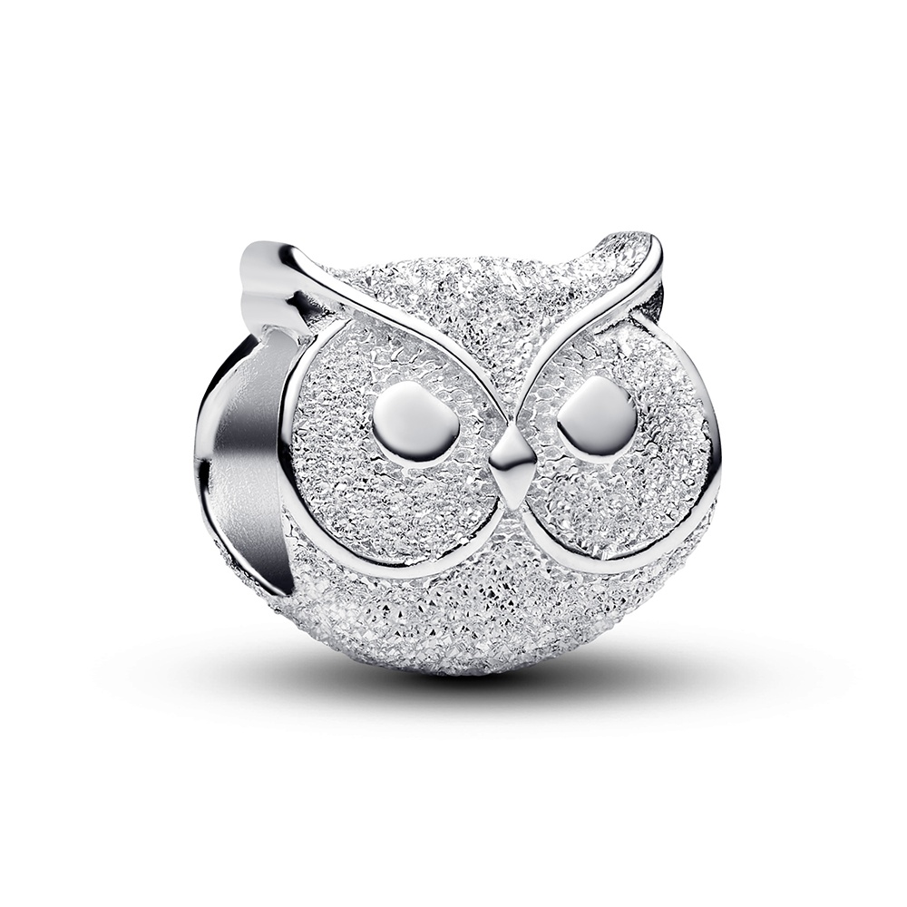 Pandora Strieborná mini korálka Sova Moments 794525C00