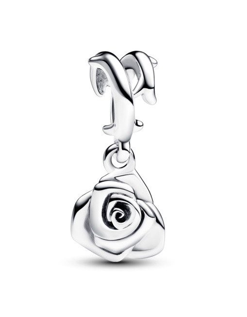 Pandora Stříbrný visací přívěsek Rozkvetlá růže 793213C00